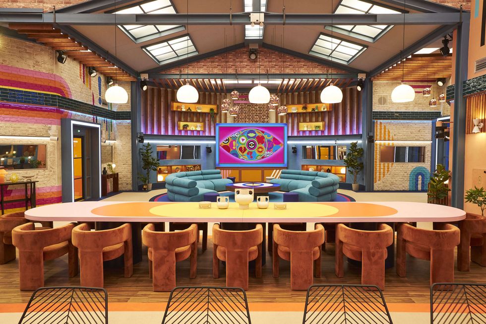 Sneak Peek: Big Brother UK House Tour big brother house living area dining 2023 1 6522cbd709570