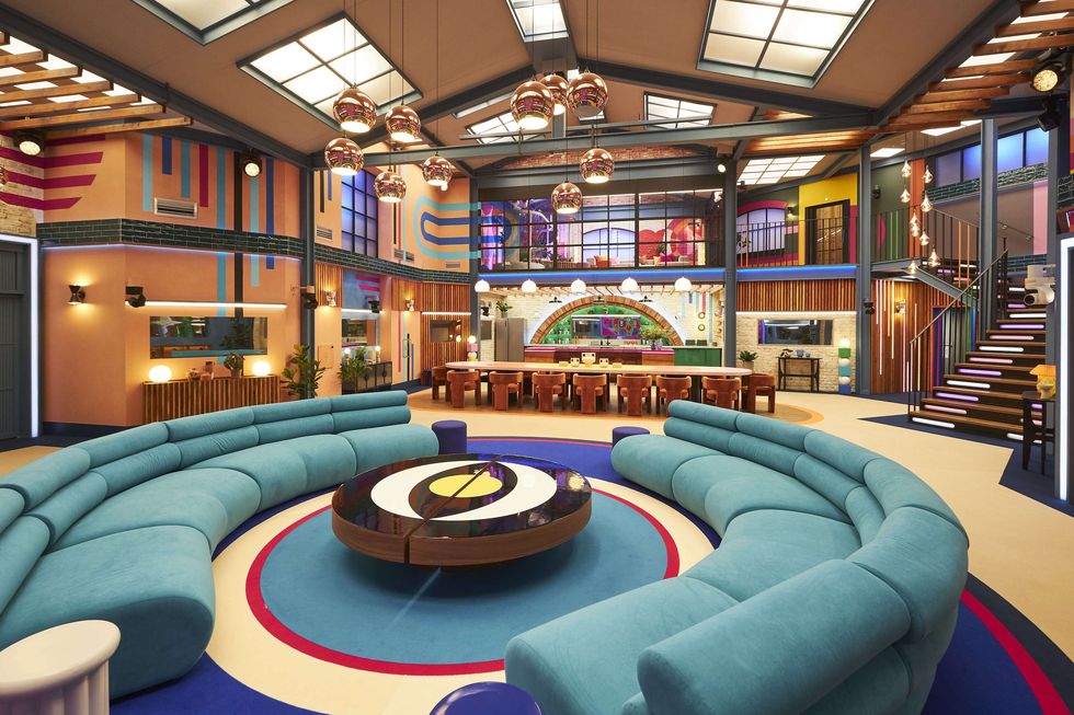 Sneak Peek: Big Brother UK House Tour big brother house living area sofa 2023 4 6522cbdb1f61e
